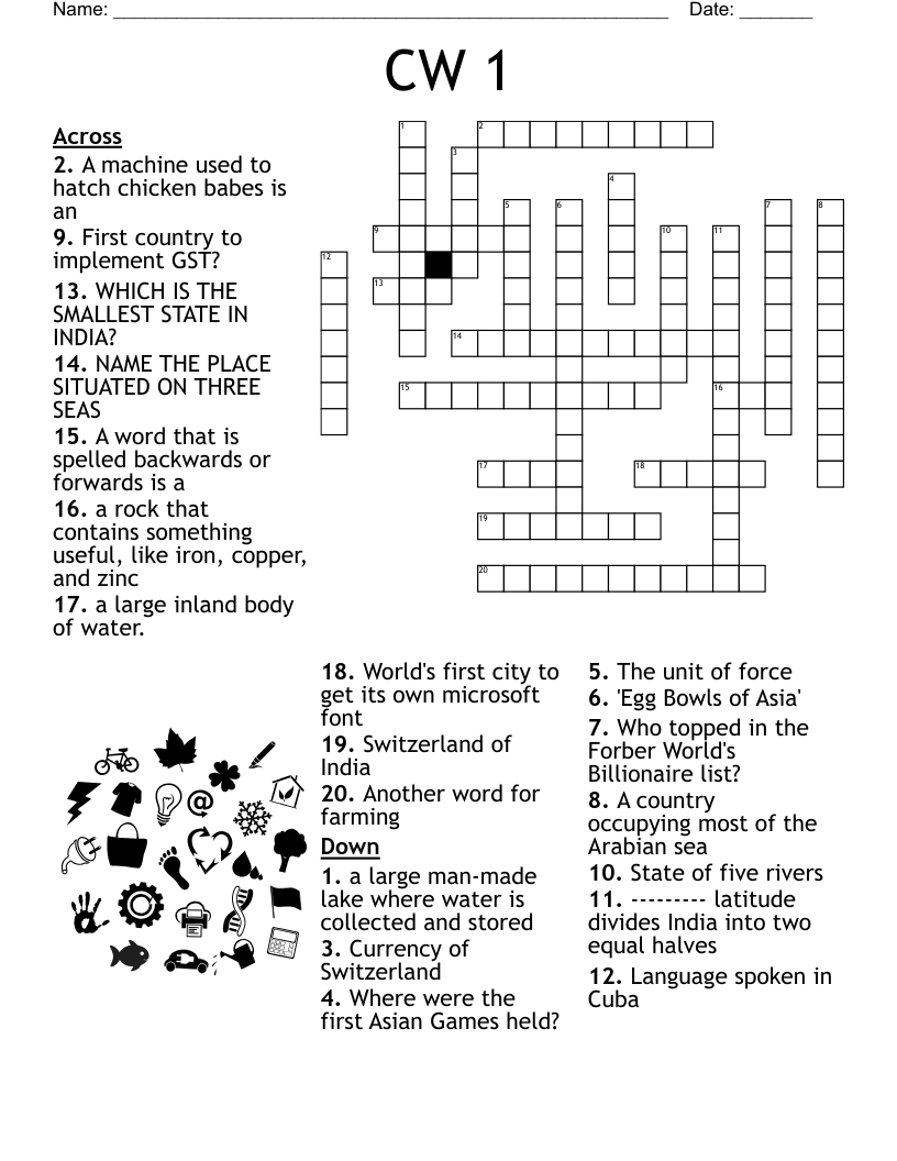 General Knowledge Crossword WordMint