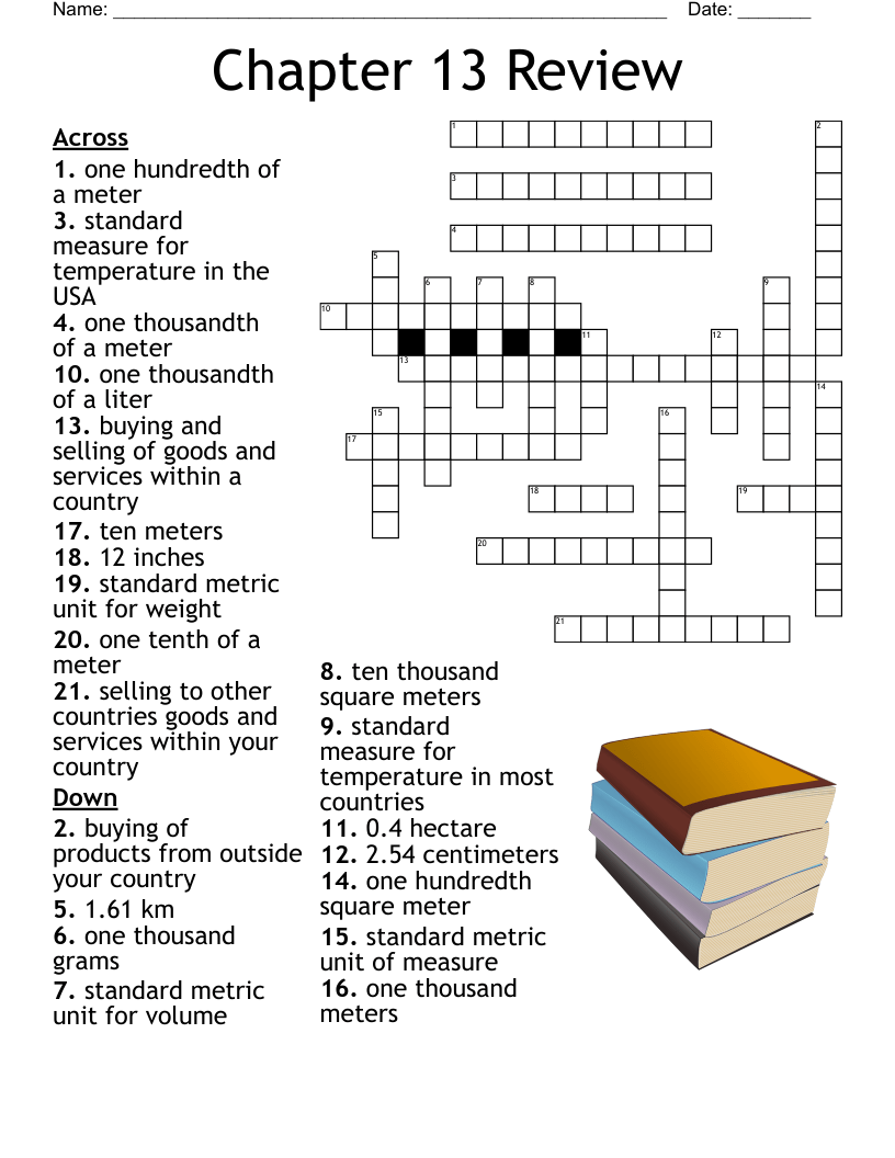 Chapter 13 Review Crossword WordMint