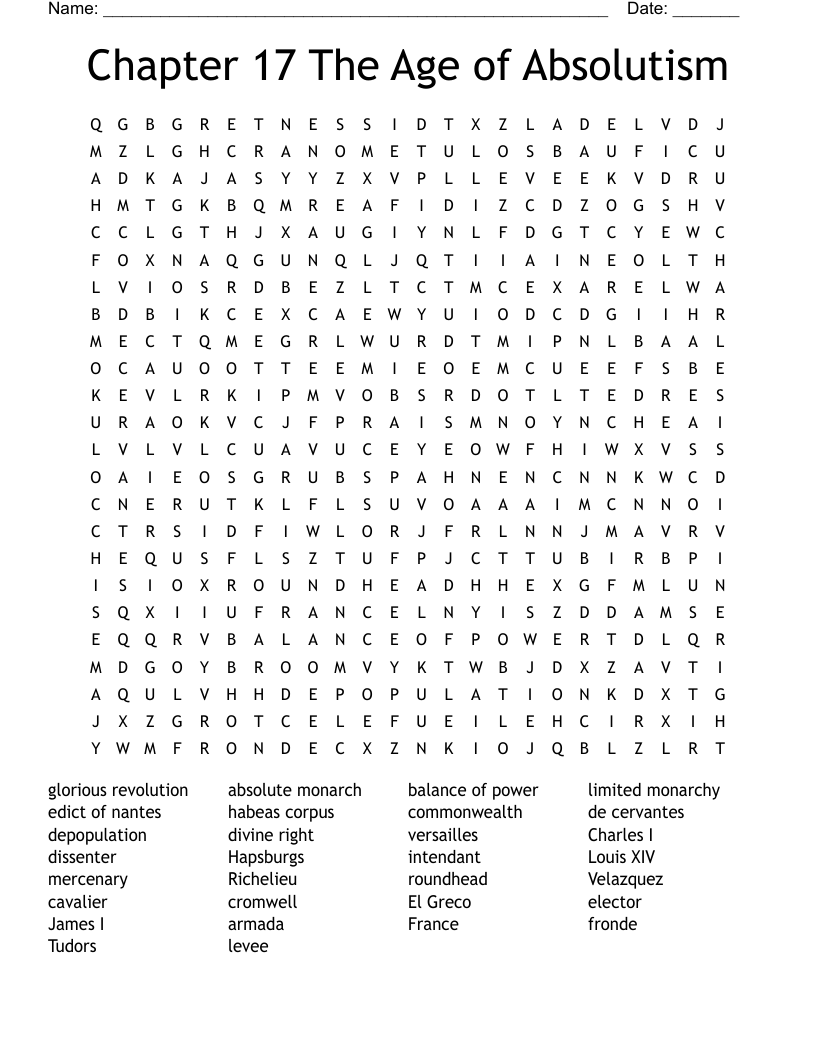 History Crossword WordMint