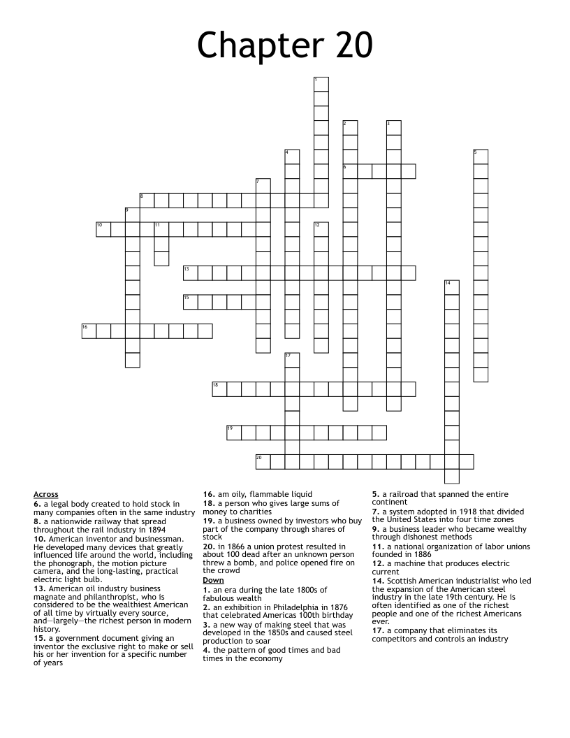 Industrialization Word Search WordMint