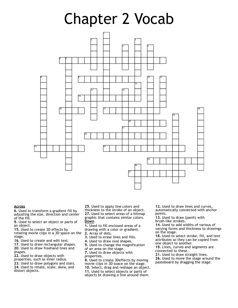 Ms Paint Crossword WordMint