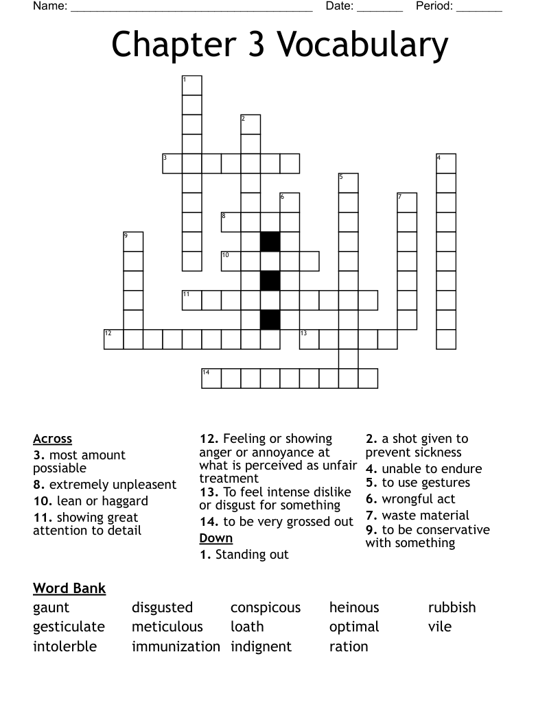 The Scholarship Jacket Crossword WordMint