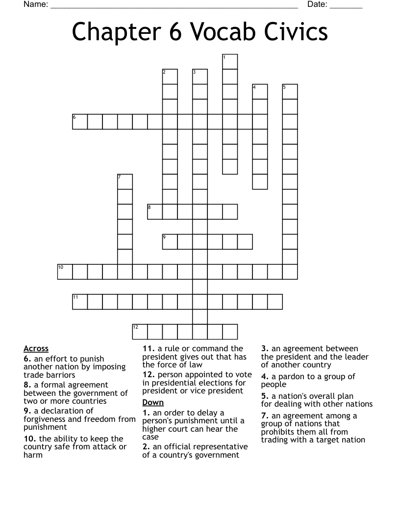 Executive Branch Word Search WordMint