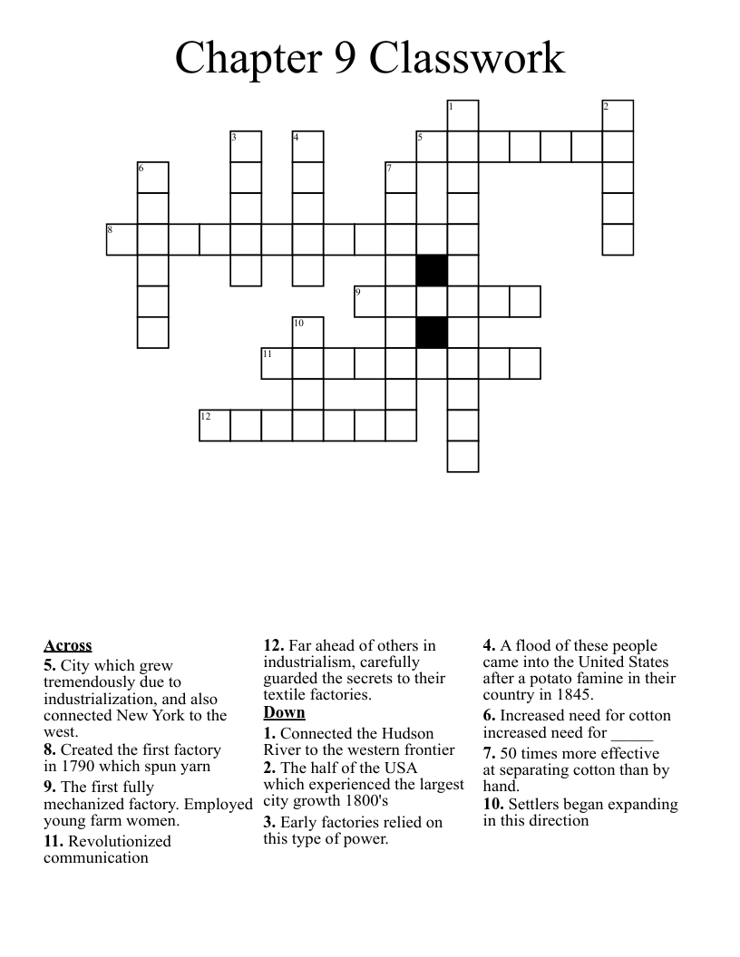 Work With Yarn Crossword prntbl.concejomunicipaldechinu.gov.co