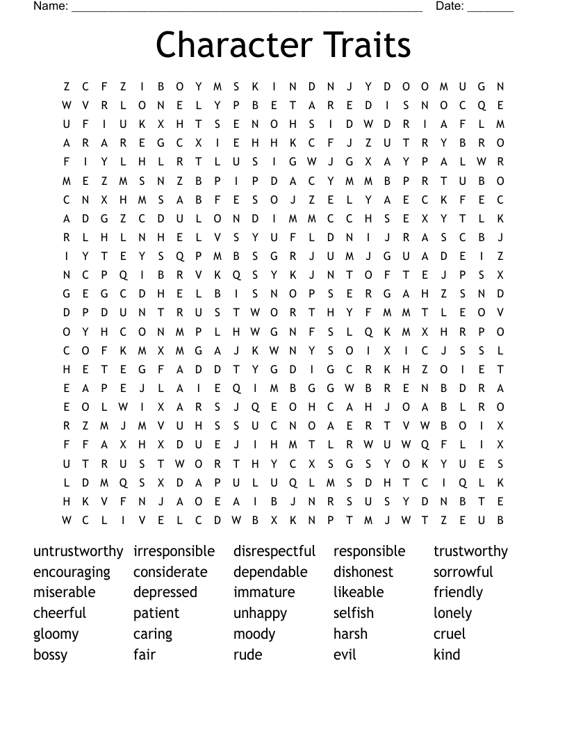 haydens list words Word Search WordMint
