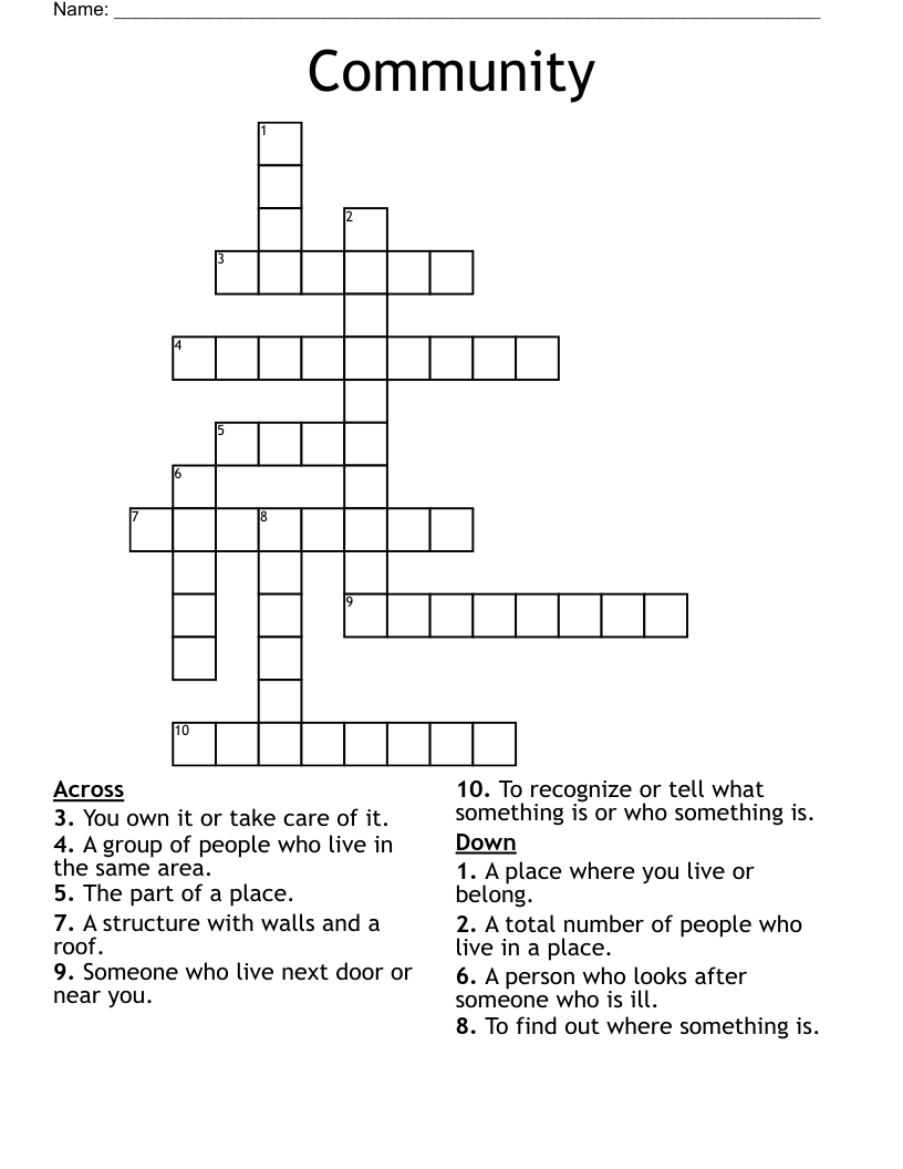 Community Crossword WordMint