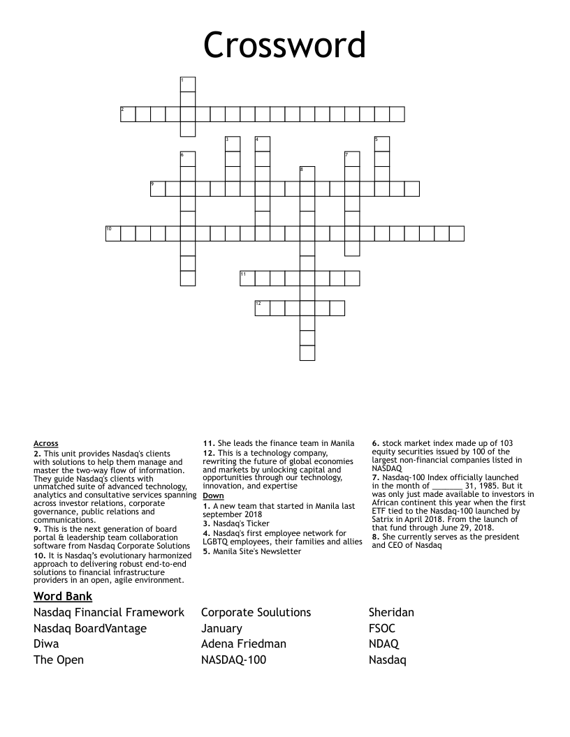 Crossword WordMint