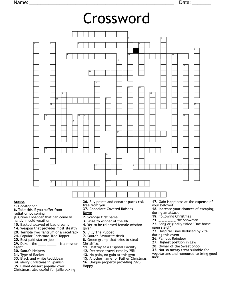 Crossword WordMint