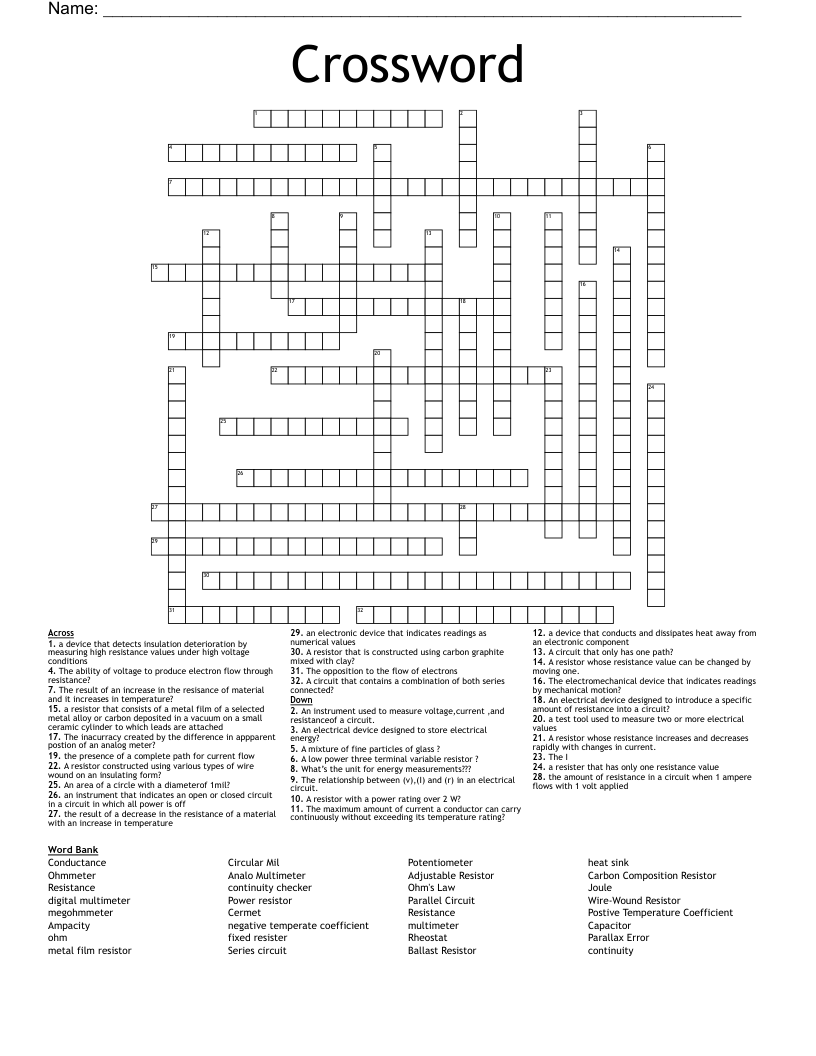 Crossword WordMint