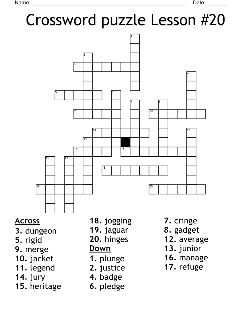 Repeated Musical Phrase Crossword
