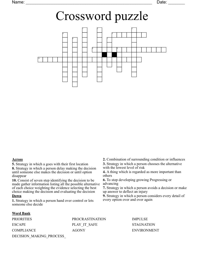 Puzzles & Brainteasers Crosswords, Word Searches, Bingo Cards WordMint