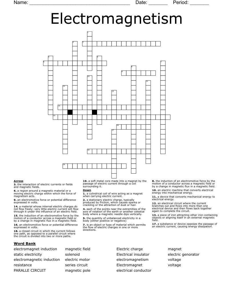 Current Electricity And Worksheet WordMint
