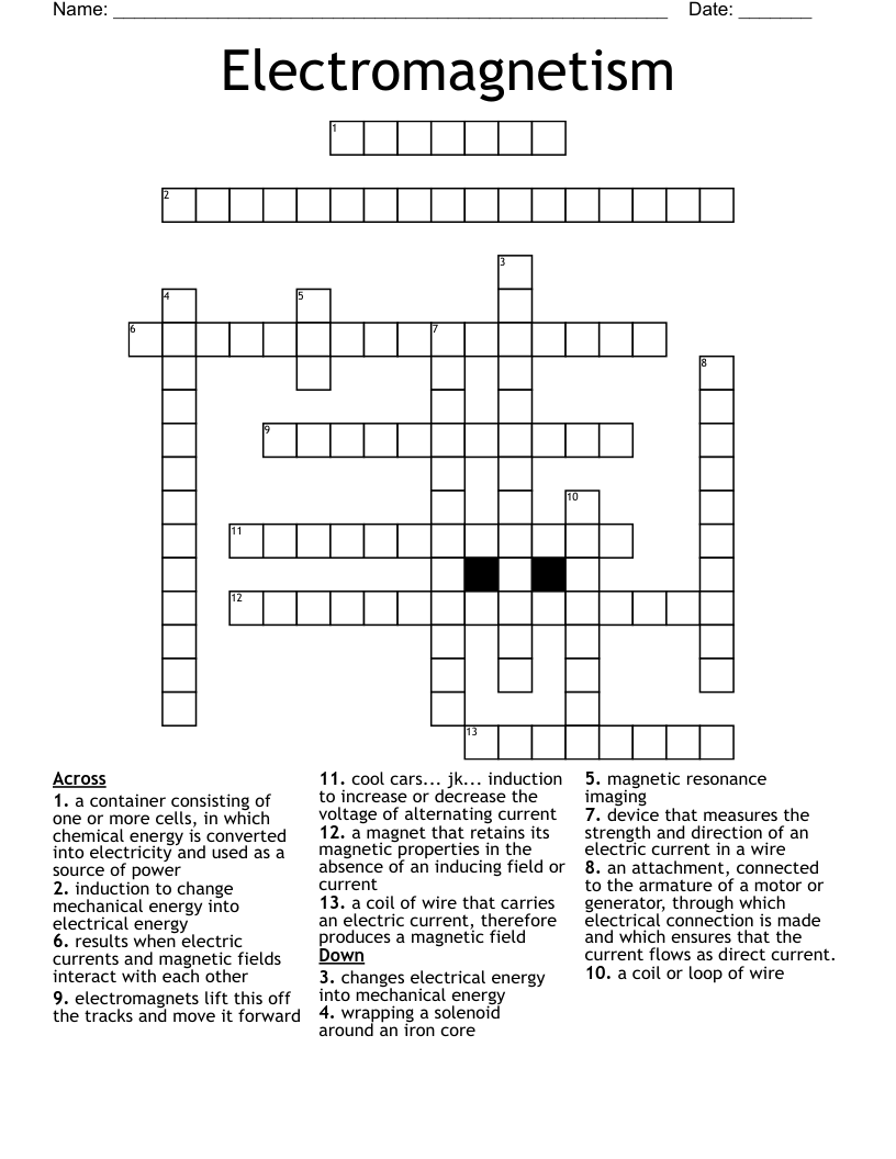 Crossword Puzzle WordMint