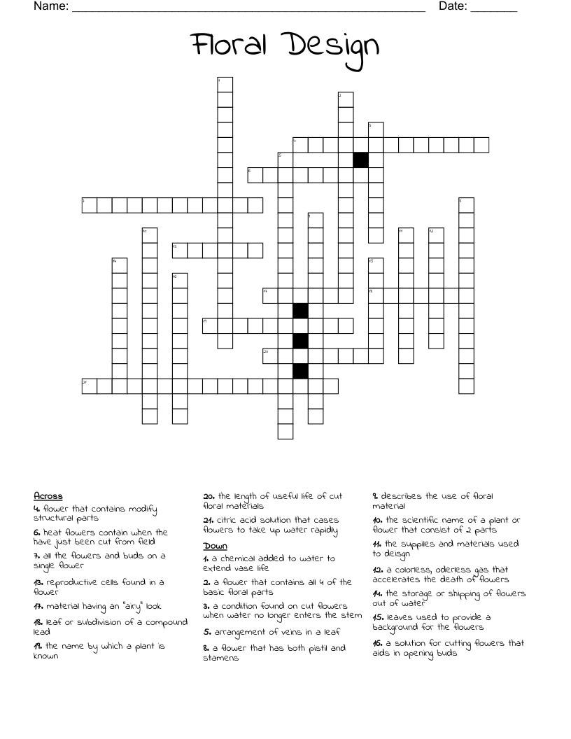 Flower Shaped Badge Crossword Clue 7 Letters Best Flower Site