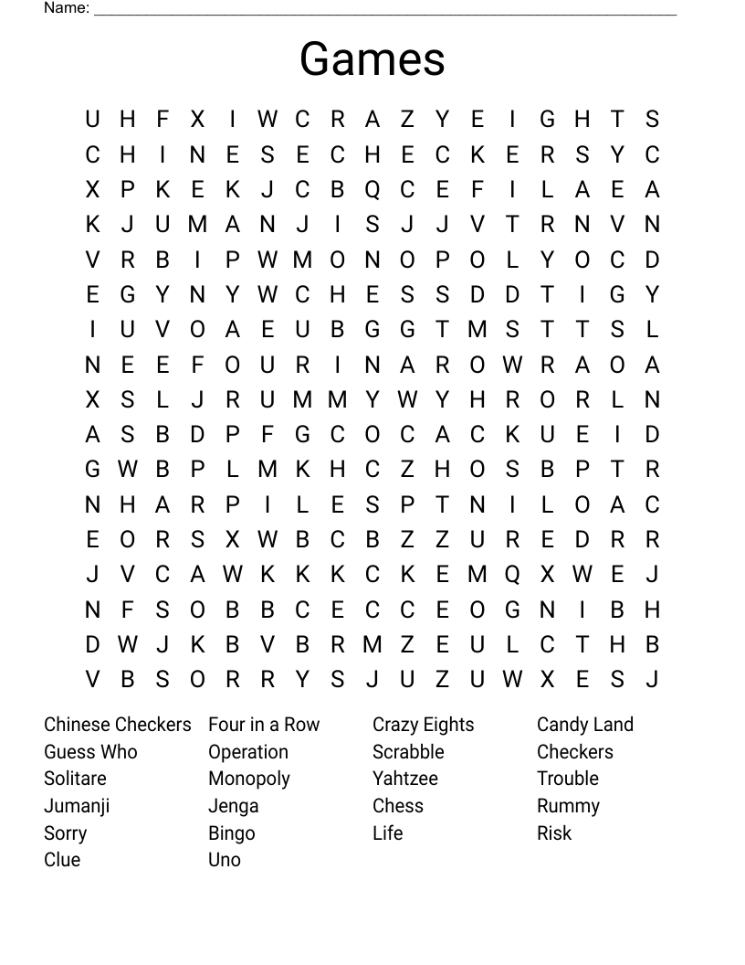 Games Word Search WordMint