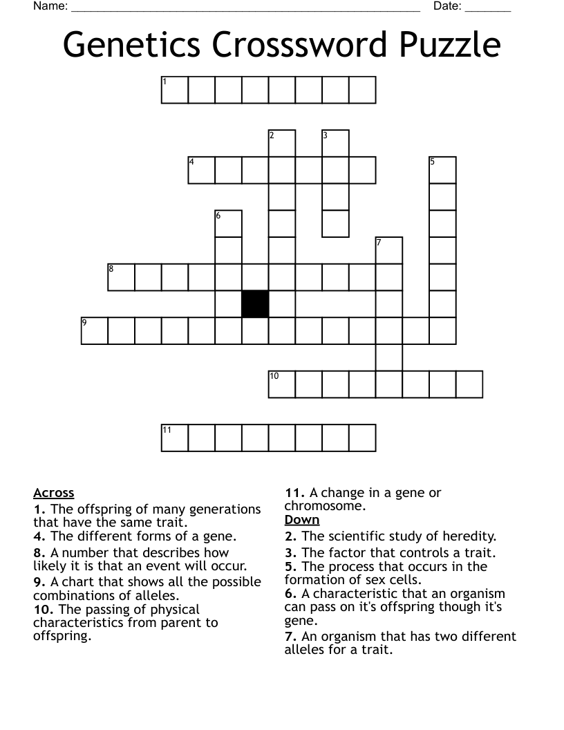 Crosssword Puzzle Crossword WordMint