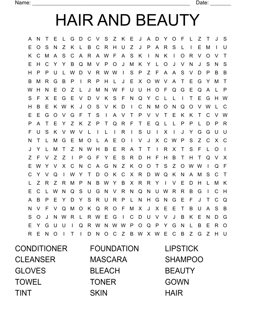 104 Word Search WordMint