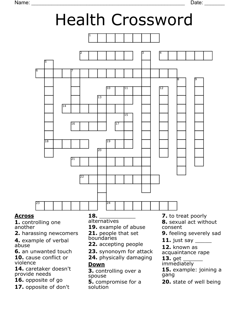 PREA Word Search WordMint