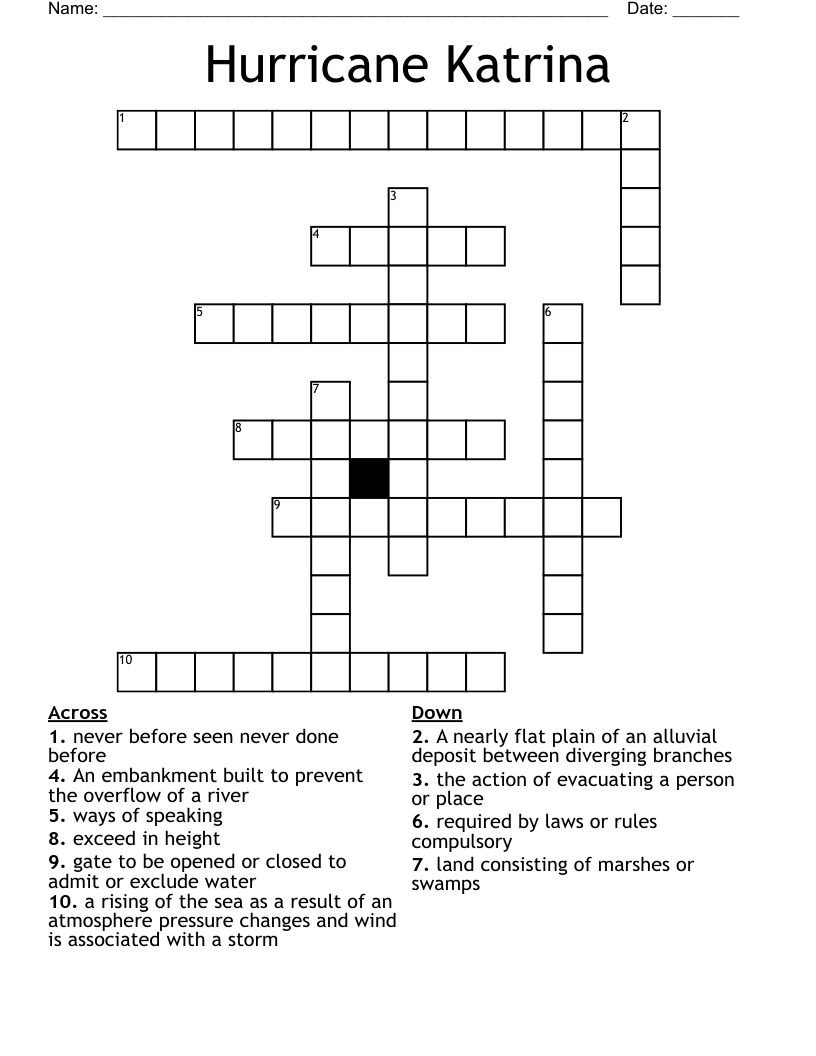 Construction & Maintenance Crosswords, Word Searches, Bingo Cards