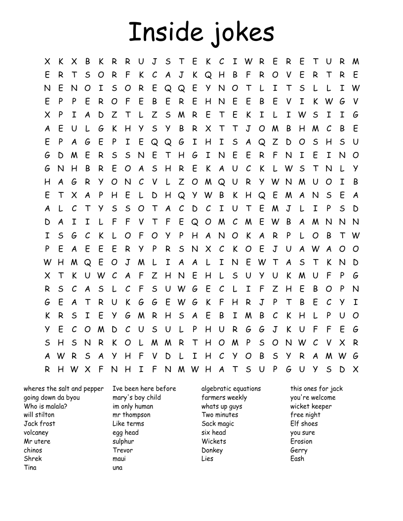 Dreamworks Characters Word Scramble WordMint