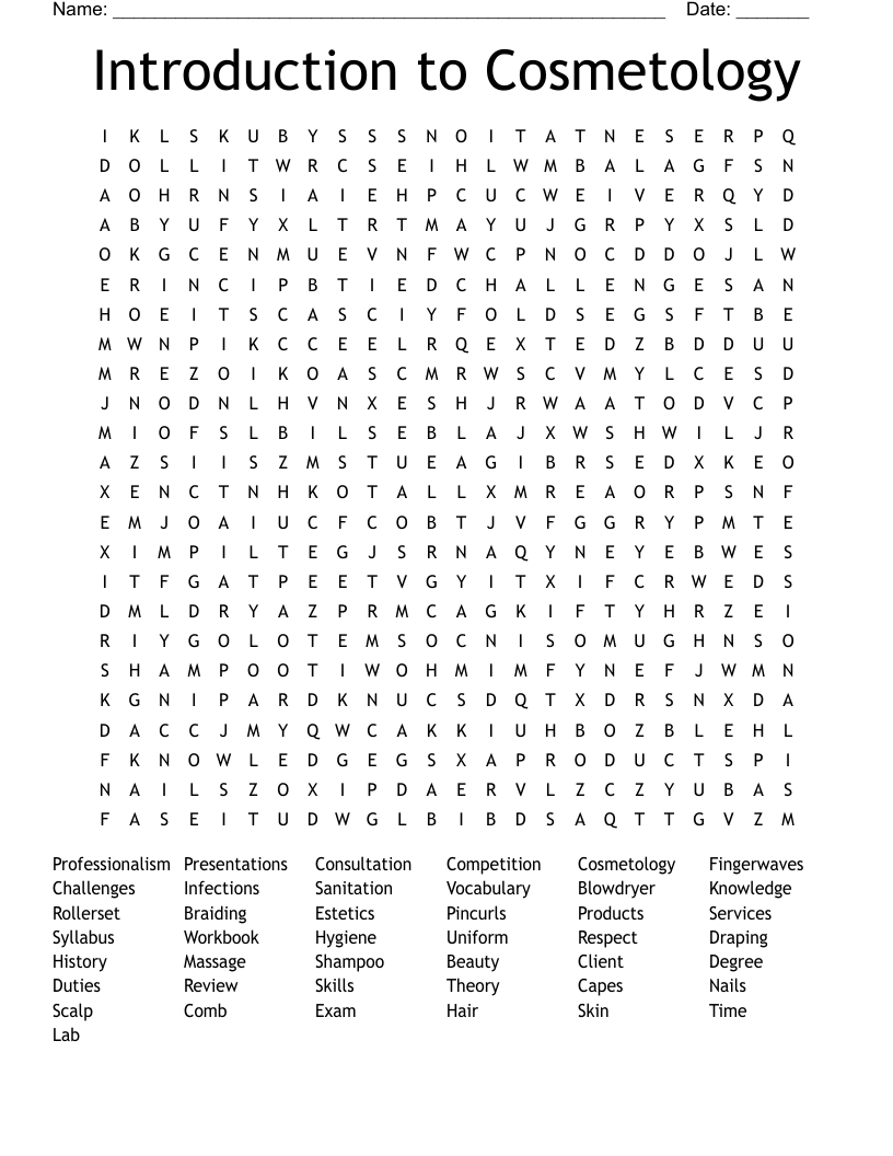 Treatment of hair and scalp barber Crossword WordMint
