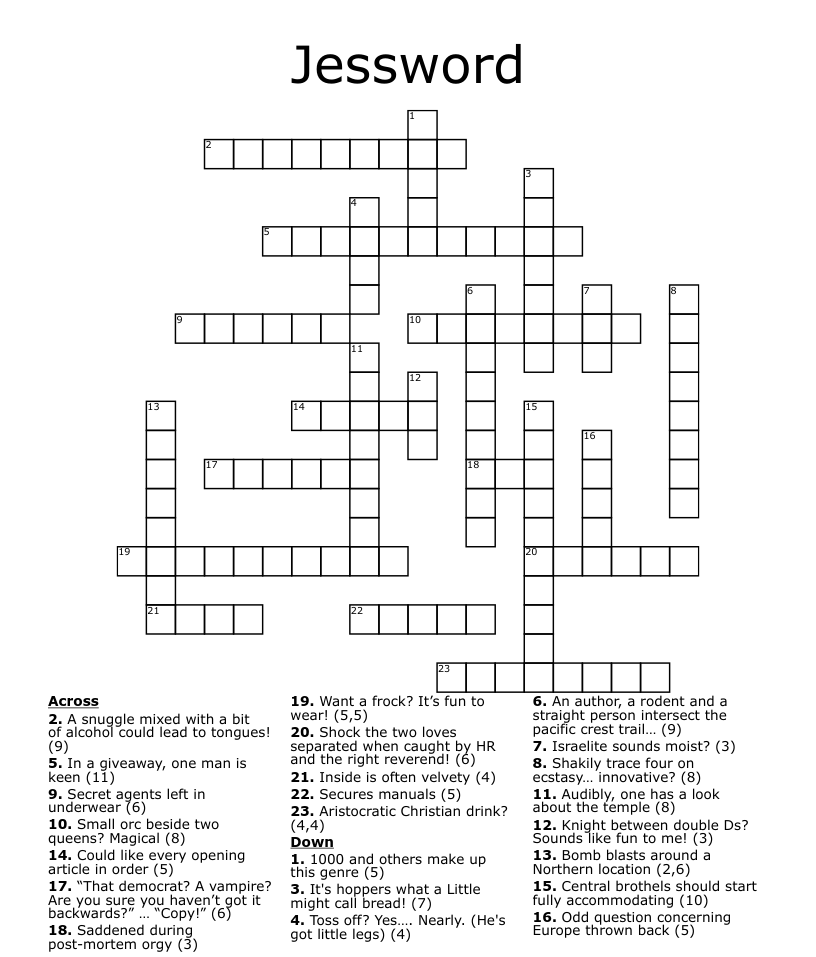 Jessword Crossword WordMint