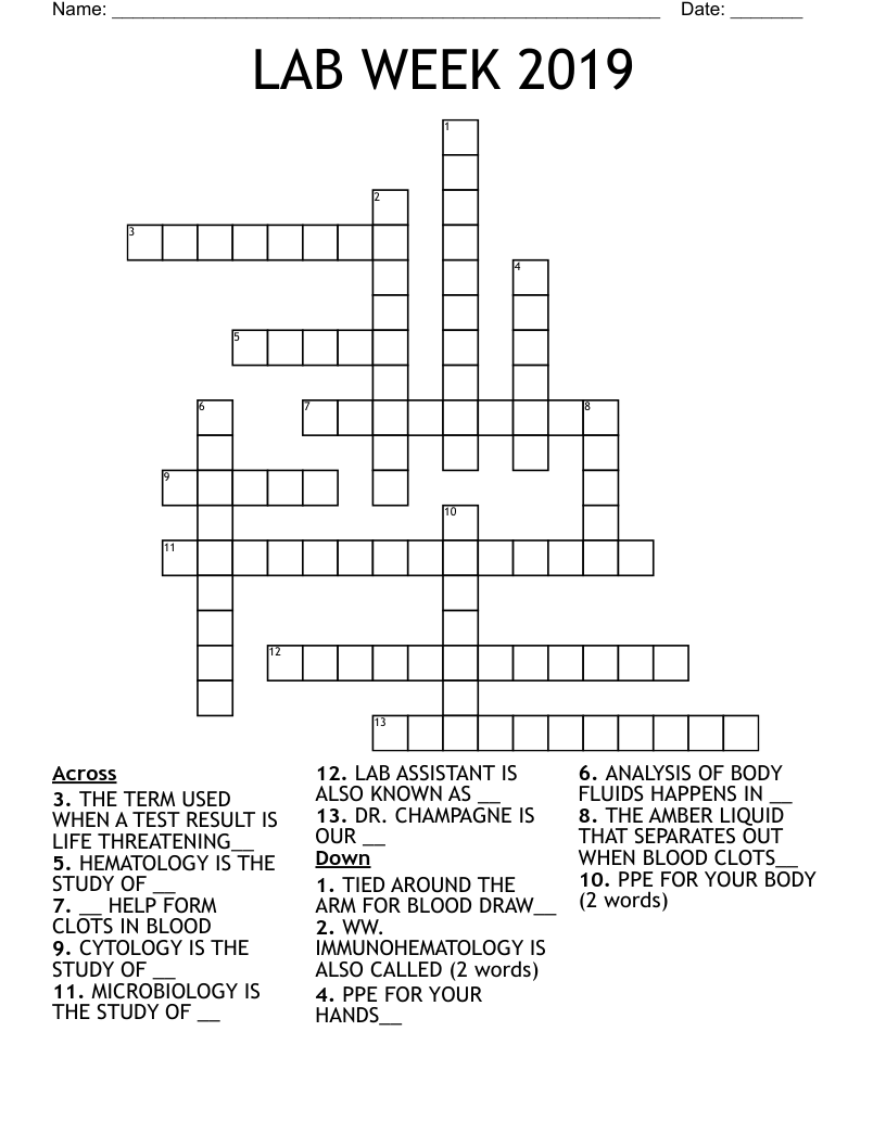 LAB Crossword WordMint
