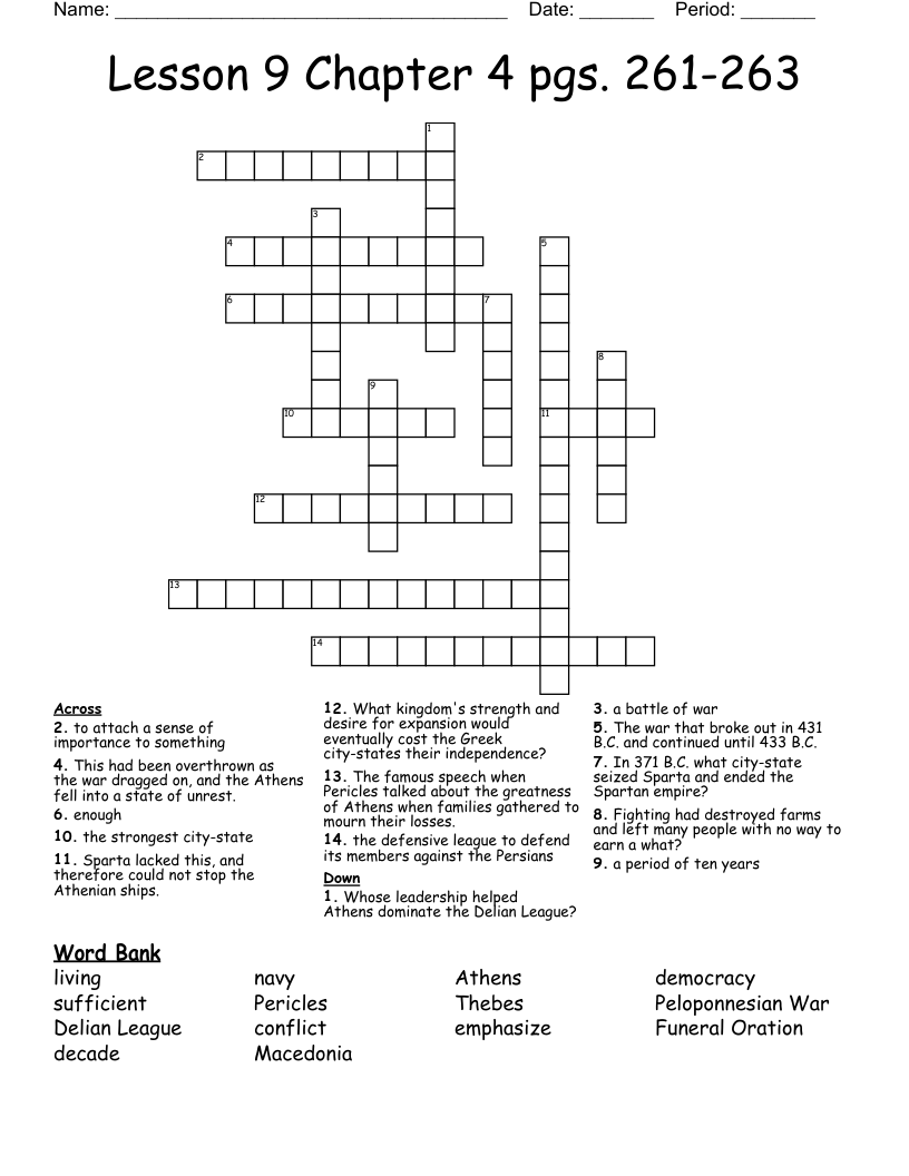 One Side In The Peloponnesian War Crossword Factory Sale aria