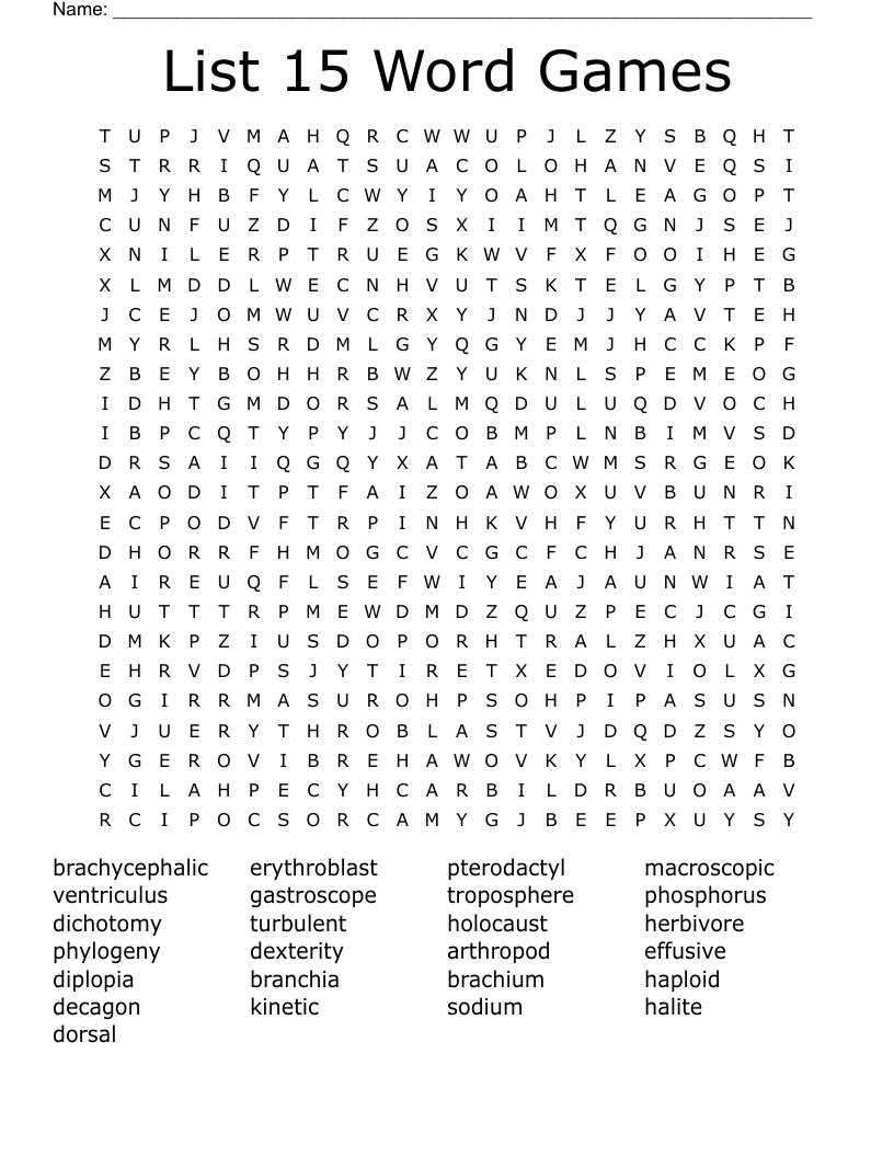 List 15 Word Games Word Search WordMint
