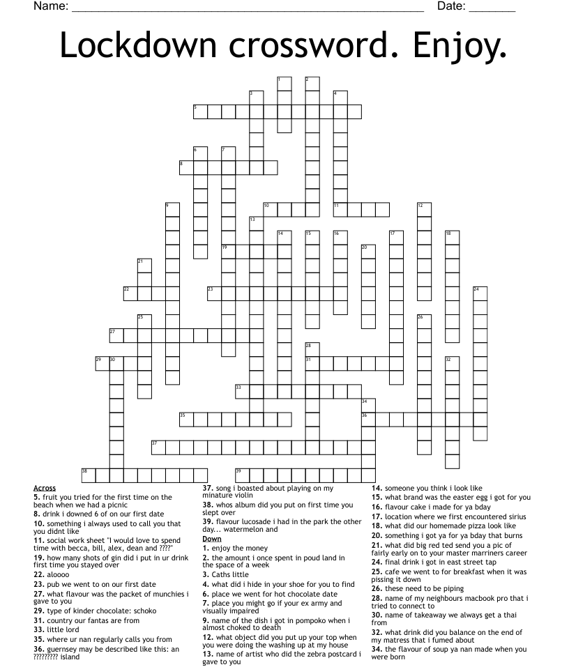 Grade 2 Crossword WordMint