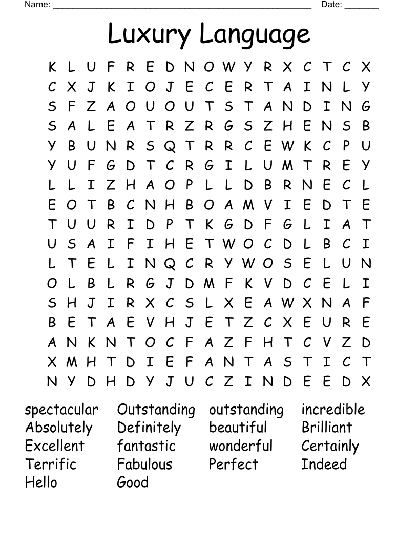 Forbes Travel Guide Approved Verbiage List Word Search WordMint