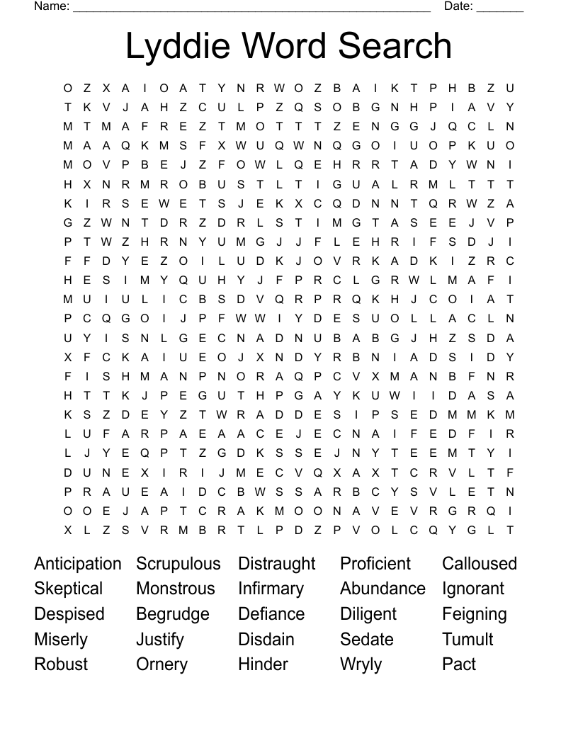 SAT word search WordMint