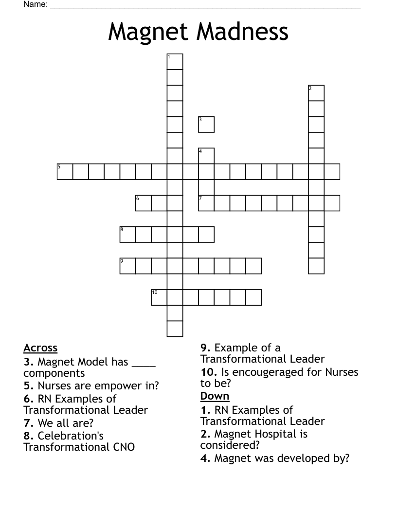 Madness Crossword WordMint