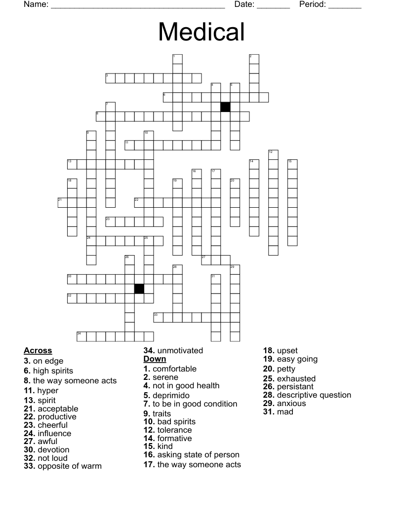 spanish crossword puzzle WordMint
