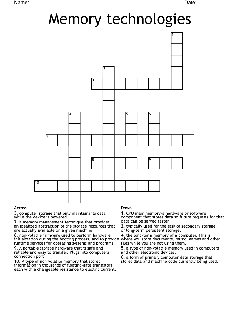 Cloud Computing Crossword WordMint