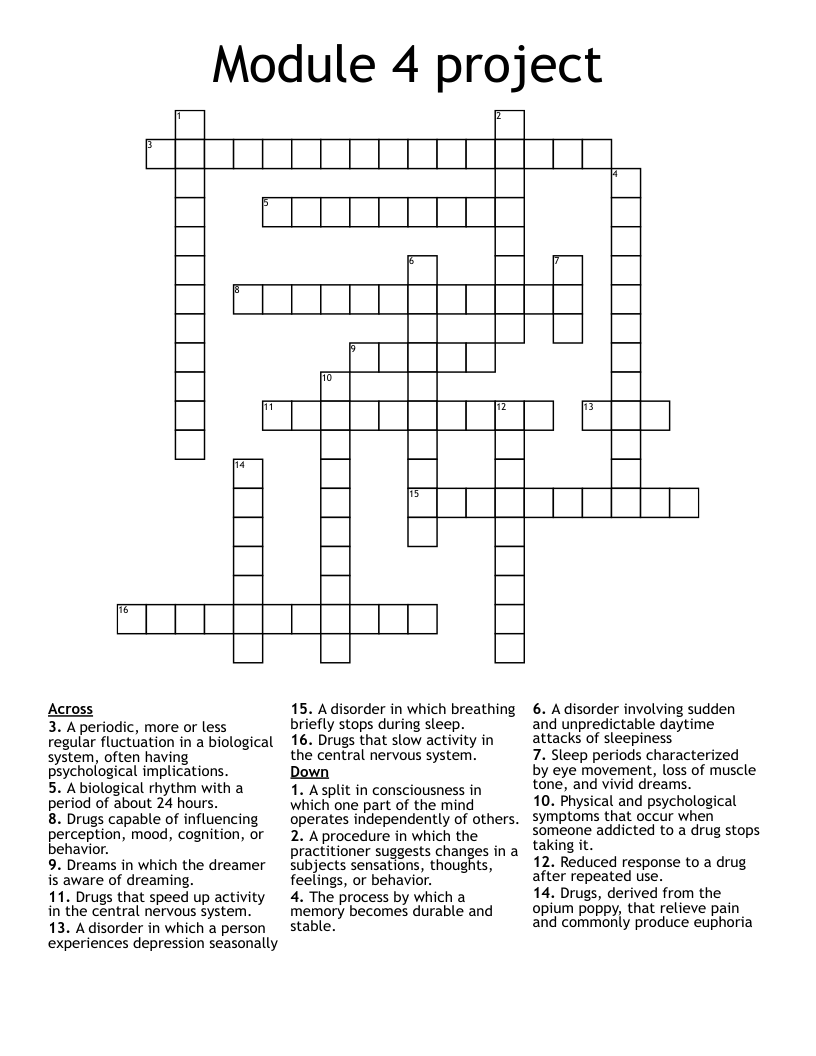 Module 4 project Crossword WordMint
