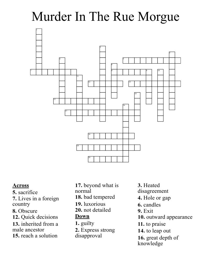 vocab Crossword WordMint