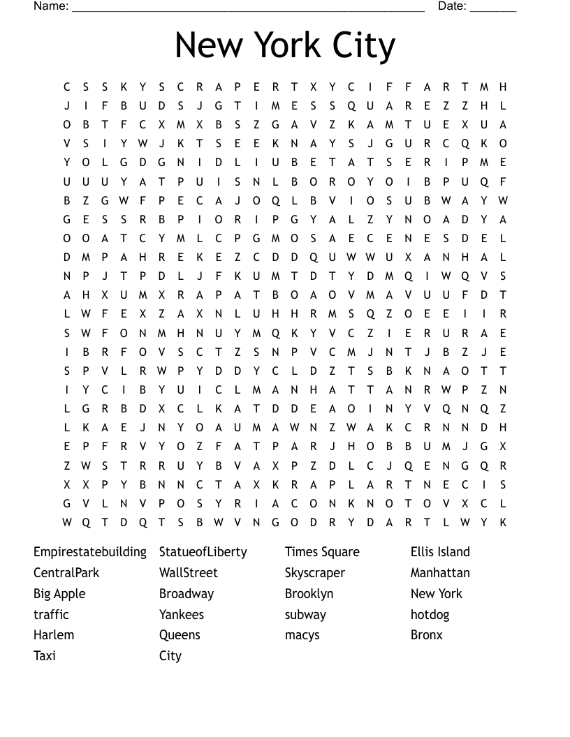 30th birthday Word Search WordMint