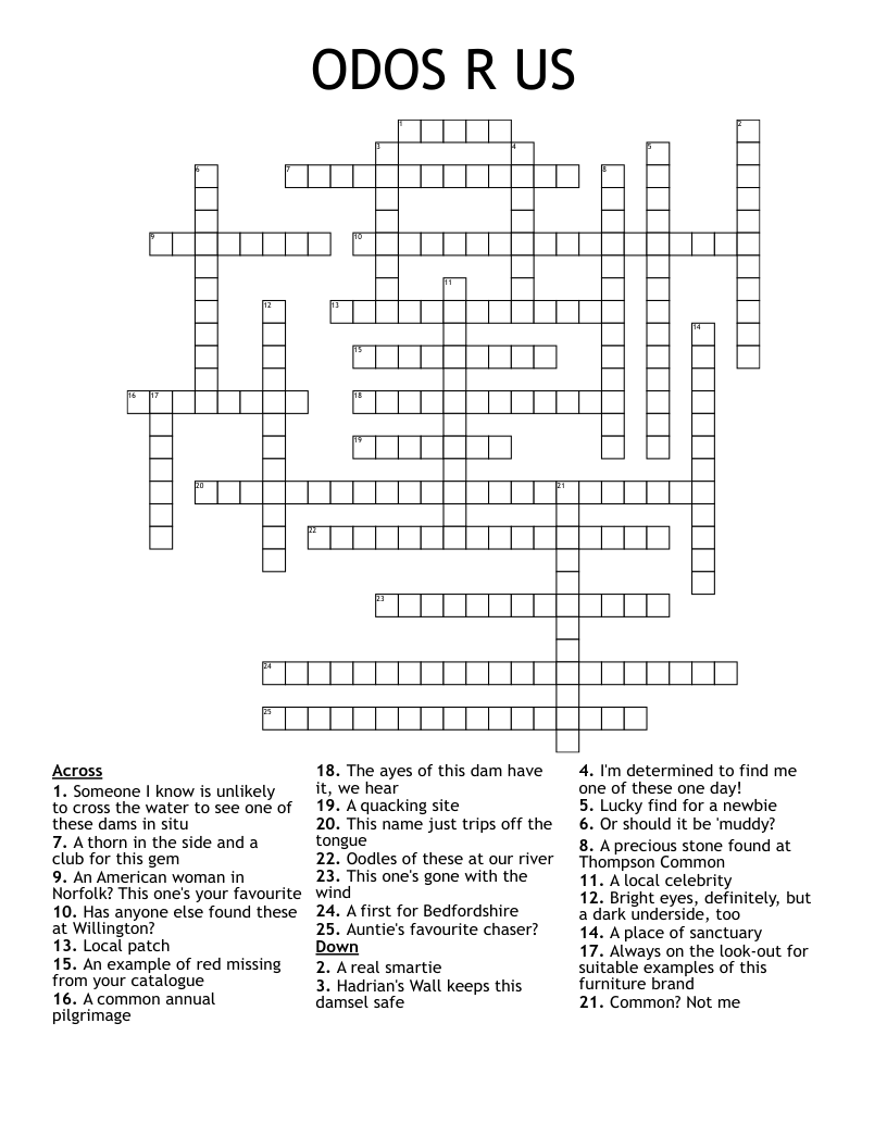 ODOS R US Crossword WordMint