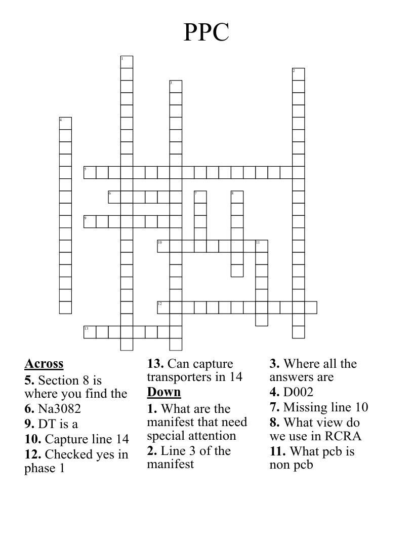 PPC Crossword WordMint