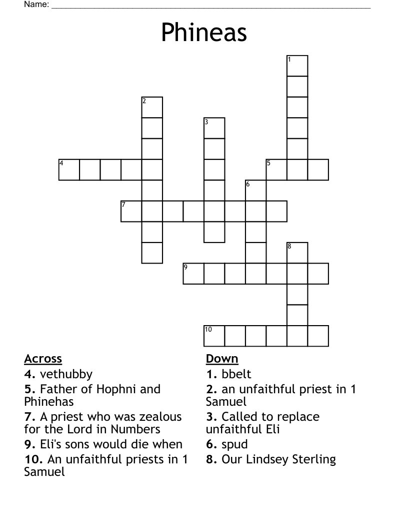 Phineas Gage Crossword Puzzle Wordmint vrogue.co