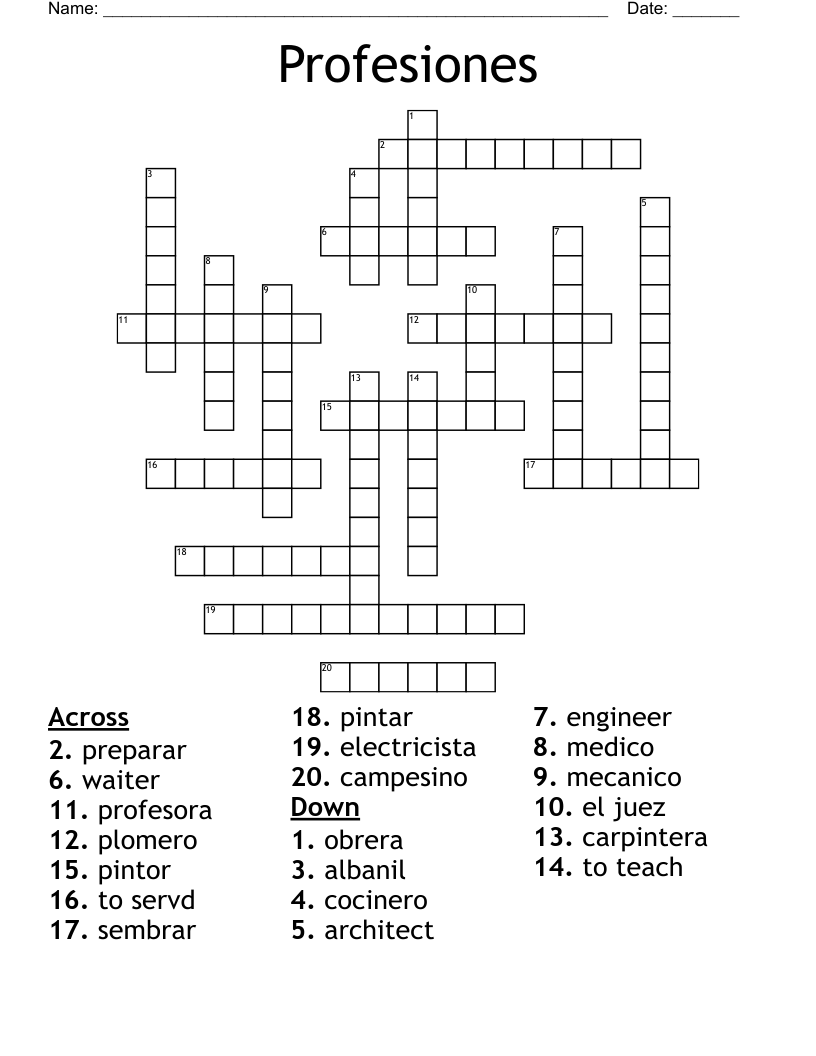 Construction jobs Word Search WordMint