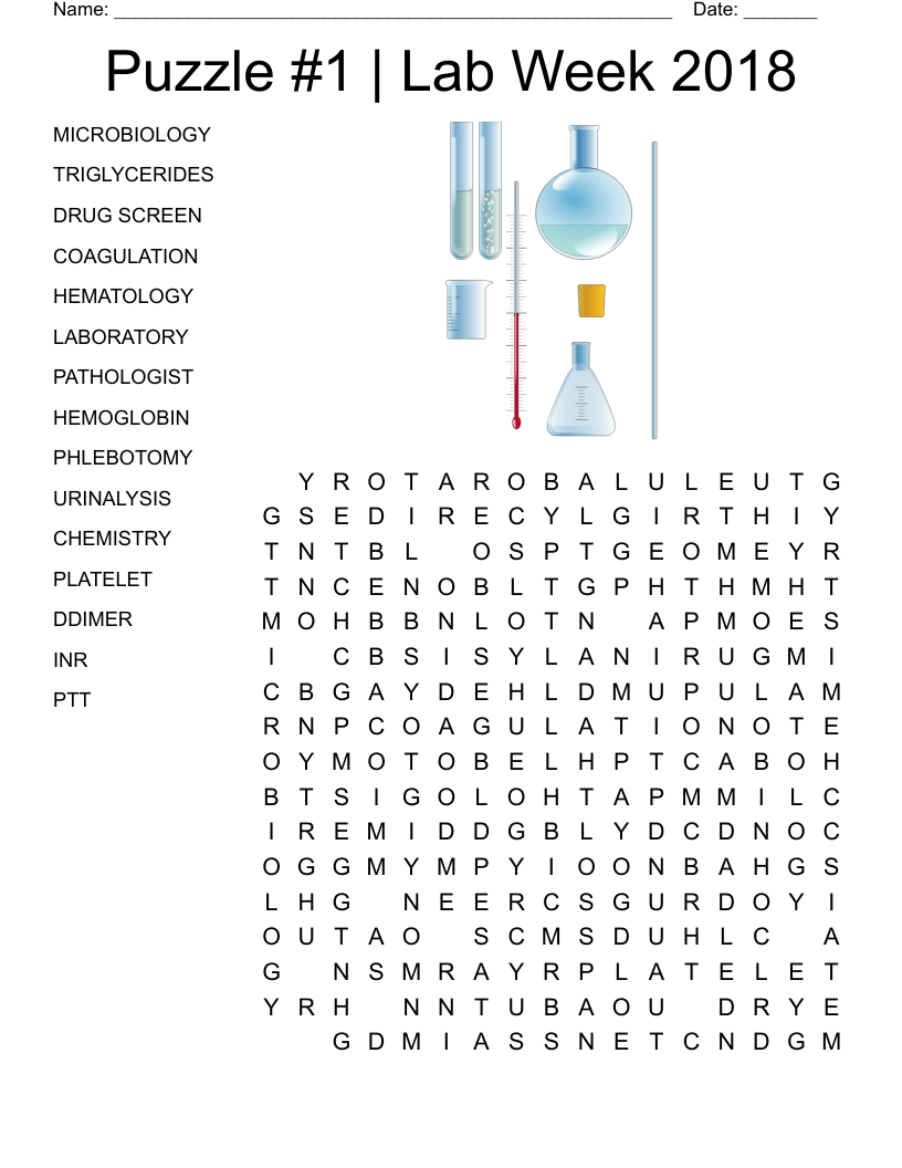 National Lab Week Puzzles