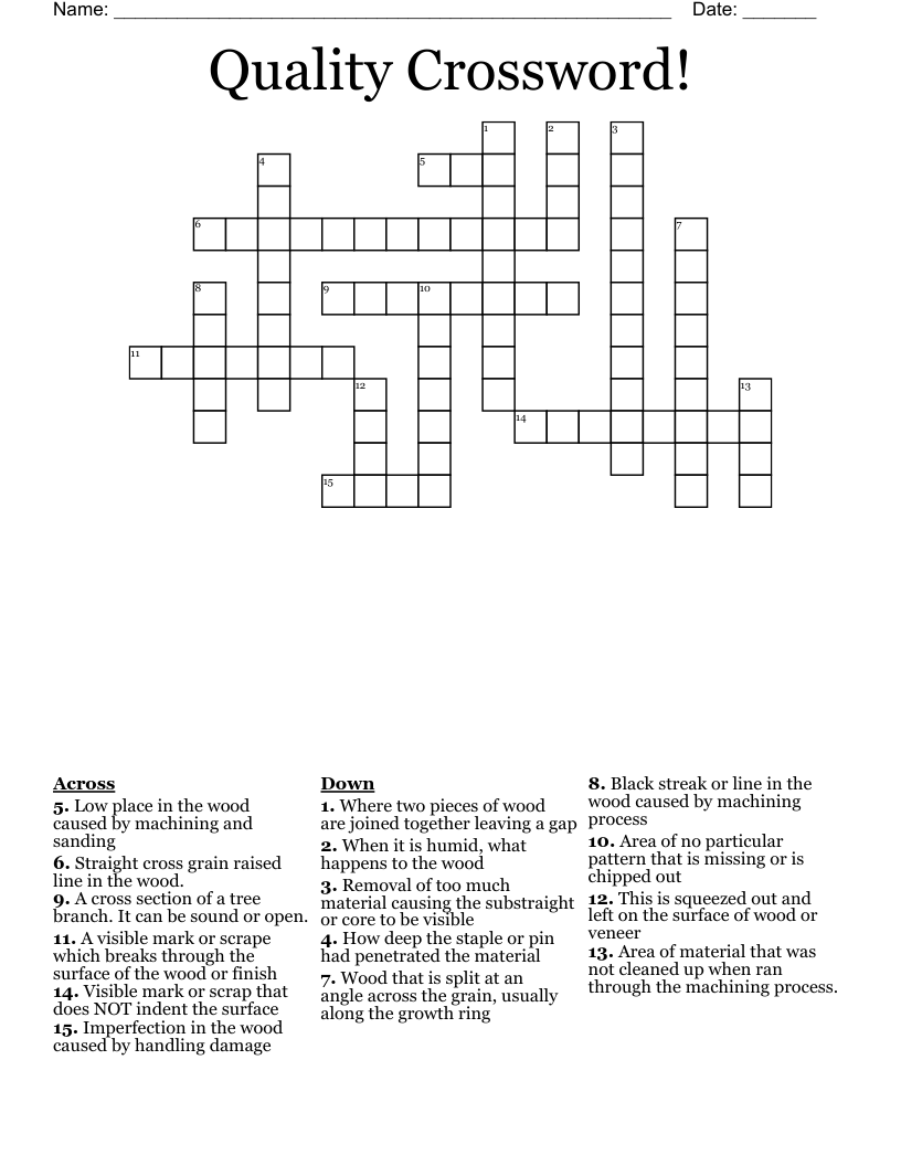 Quality Crossword! WordMint