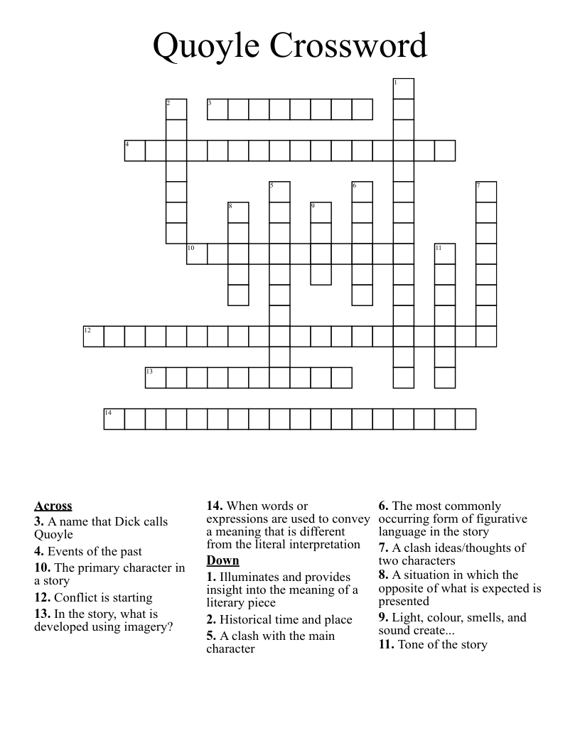 Quoyle Crossword WordMint