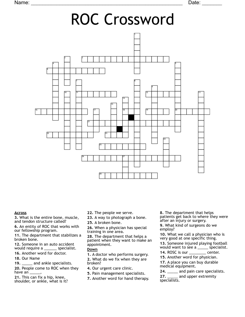 ROC Crossword WordMint