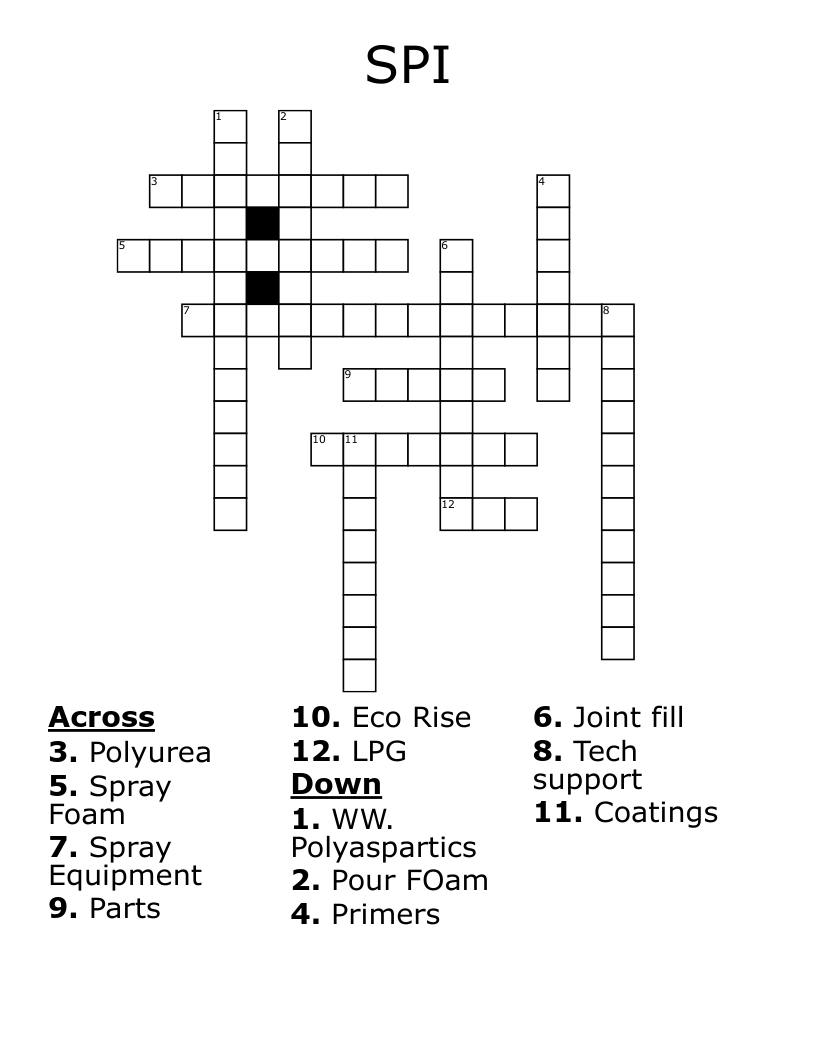SPI Crossword WordMint