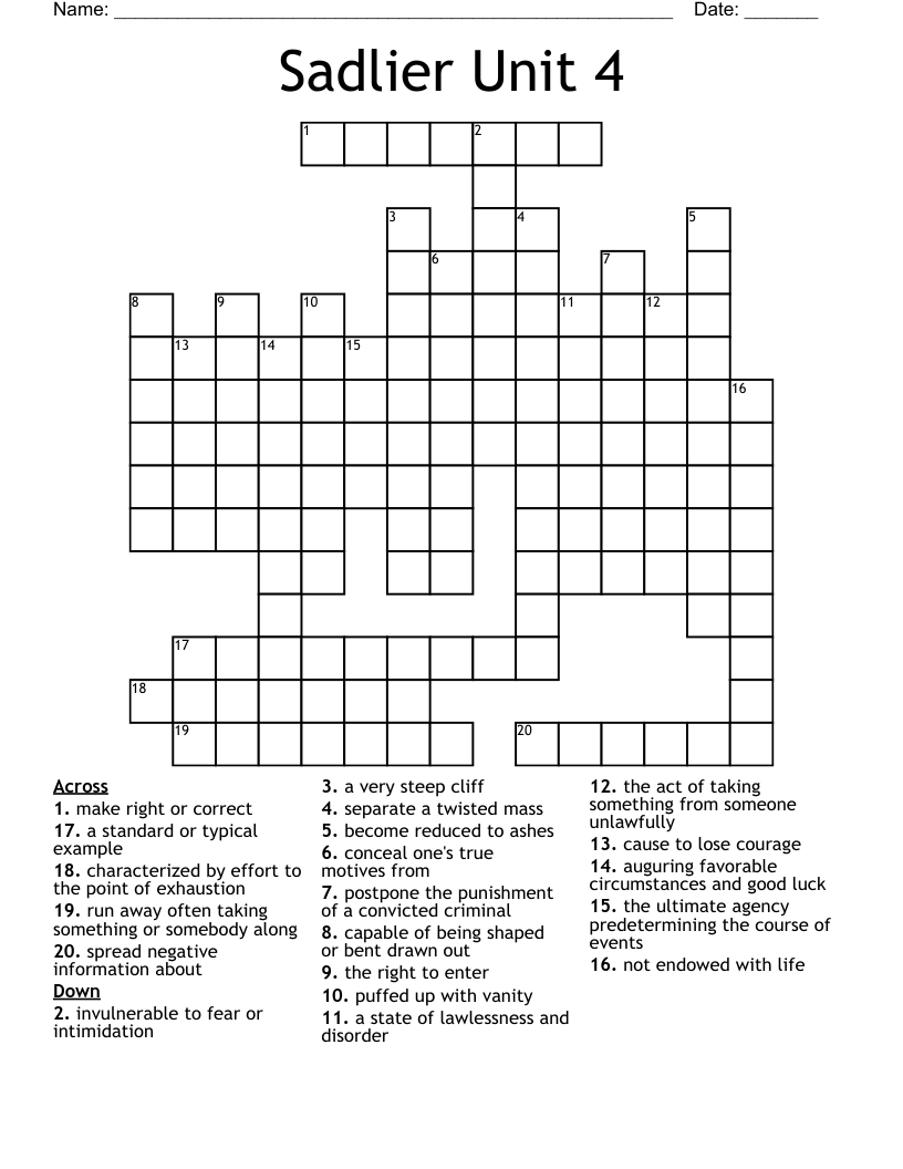 Briar Rose Crossword WordMint