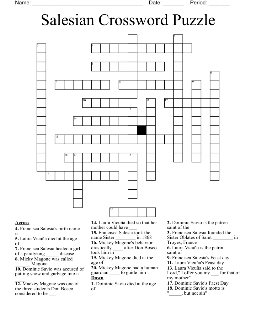 Dominic Word Search WordMint