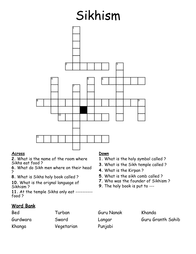 sikh word search WordMint